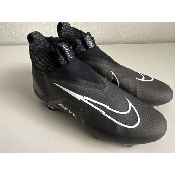 Nike‎ Alpha Menace Elite 3 Mid Football Cleats Black DM1792-004 Men’s Sz 15 main image 11